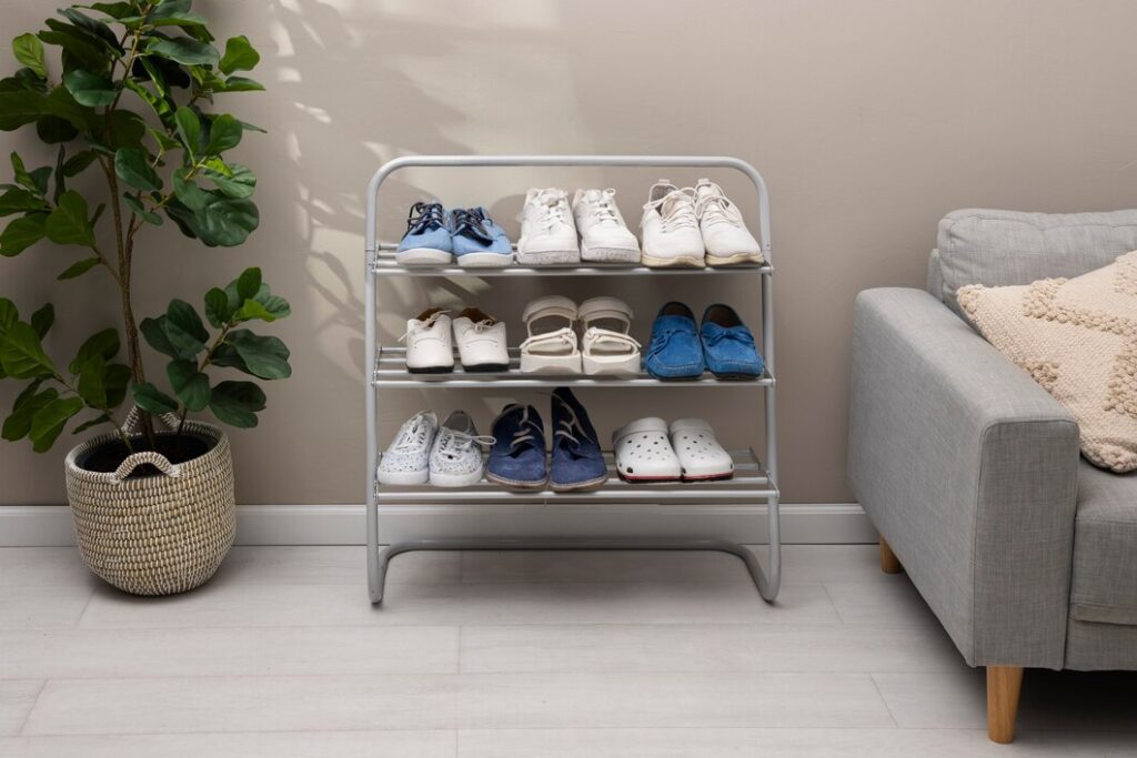 diy shoe rack